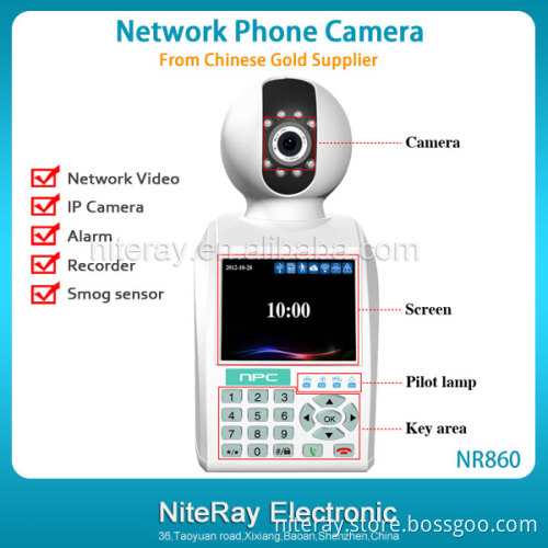 Megapixel IP Camera with Home Security Alarm System